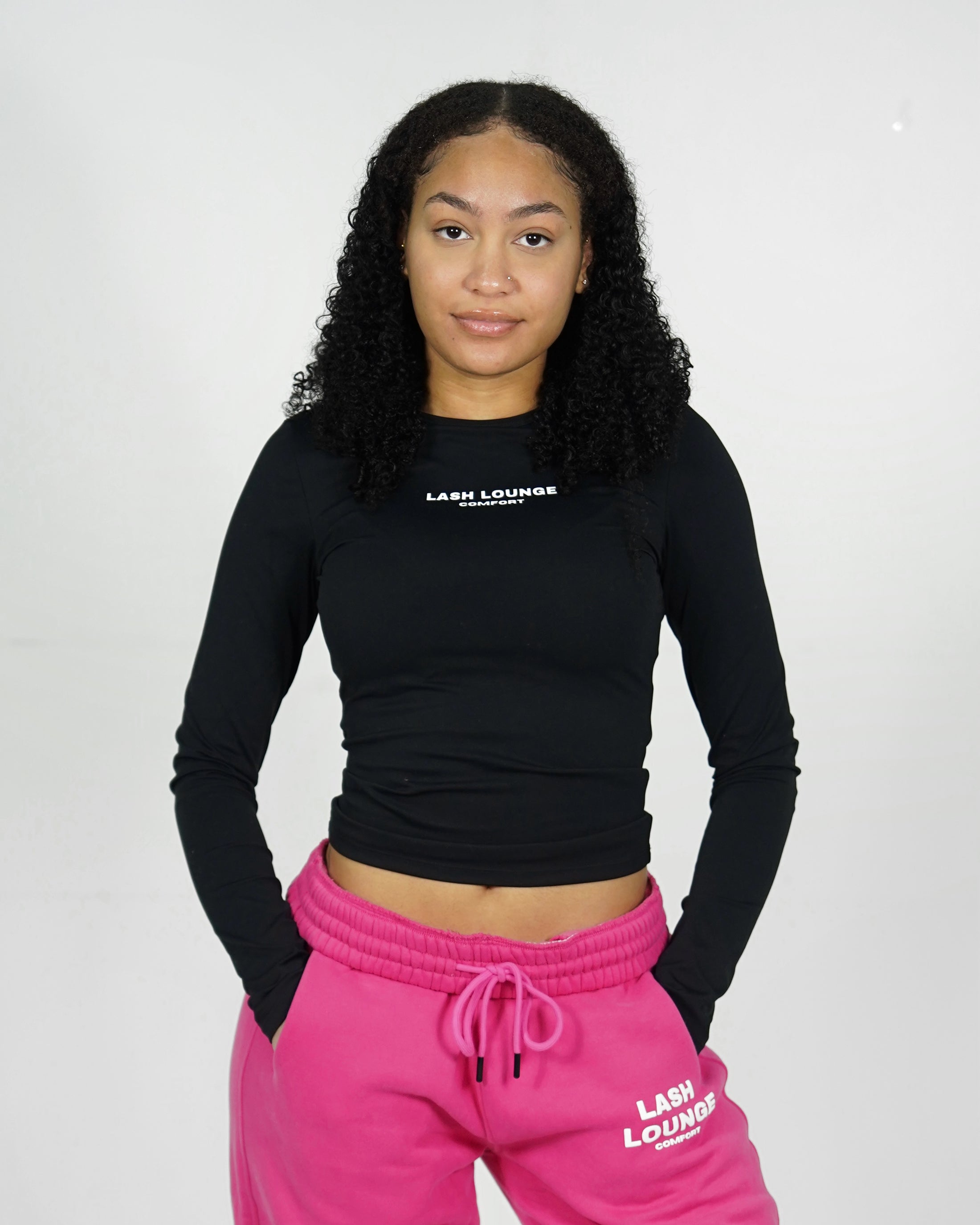 Black compression long sleeve